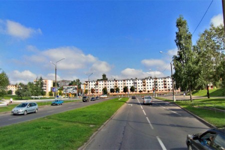 Перекресток улицы Чкалова с Московским проспектом. Фото Яндекс.Панорамы